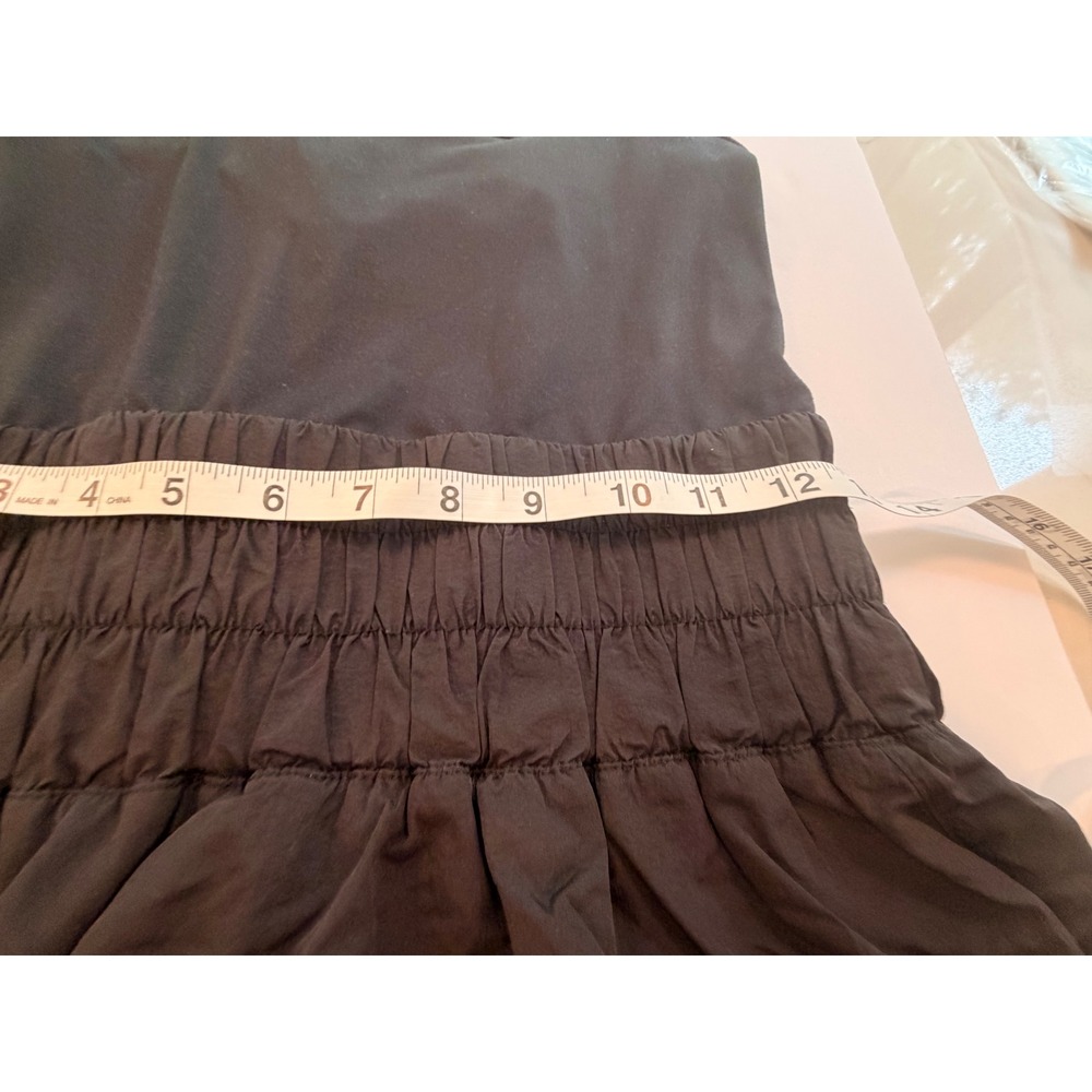 Free People FP Movement Hot Shot Mini Dress Black Smocked Activewear Womens M - Picture 7 of 11